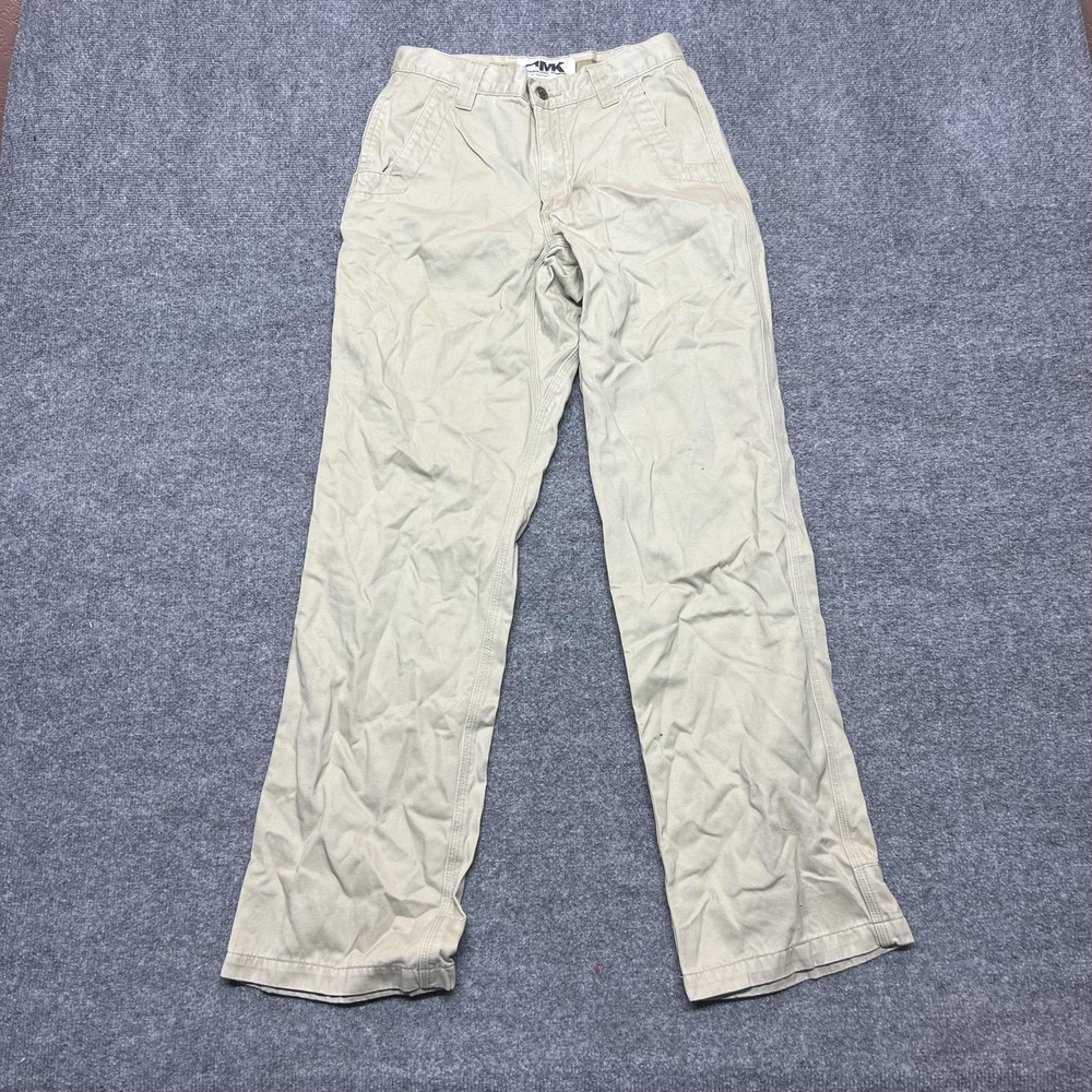 Mountain Khakis Pants Mens 28x32 Beige Canvas Straight Leg Casual Workwear